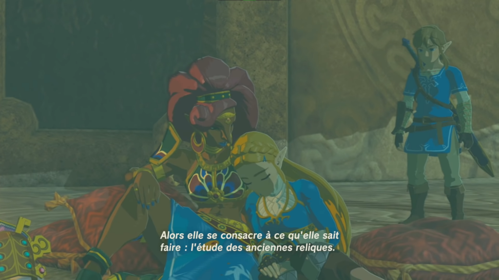 Mention des recherches de Zelda