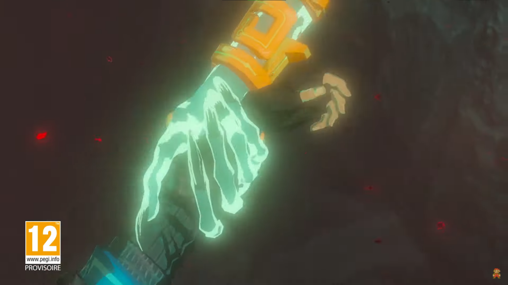 Main mystérieuse qui rattrape Link