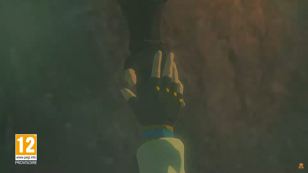 Link et Zelda qui s'attrapent