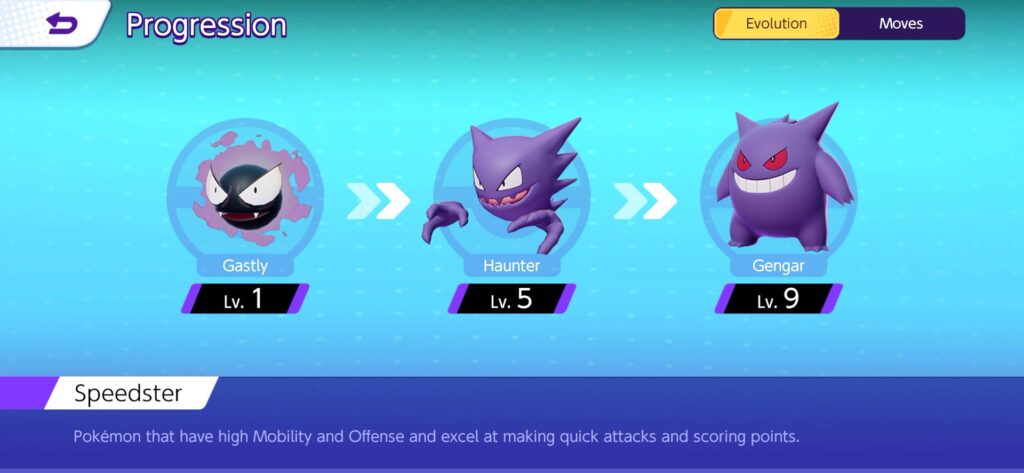 Évolution de certain Pokémons