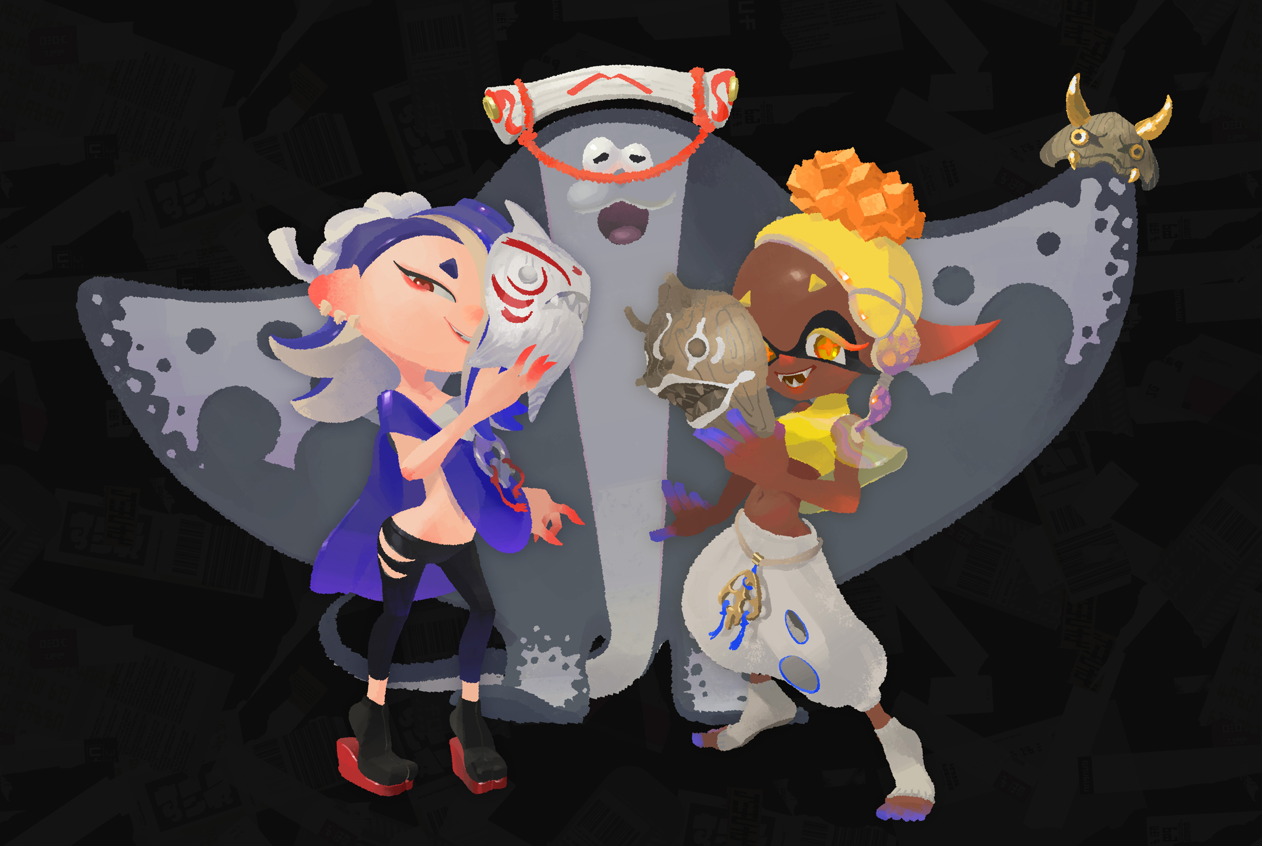 Le trio de stars qui présenterons les news de Splatoon 3